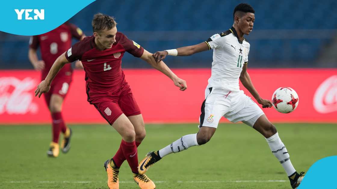 Mohammed Aminu, James Sands, USA, 2017 FIFA U-17 World Cup, Ghana footballer Mohammed Aminu, James Sands, USA, 2017 FIFA U-17 World Cup, Ghana footballer