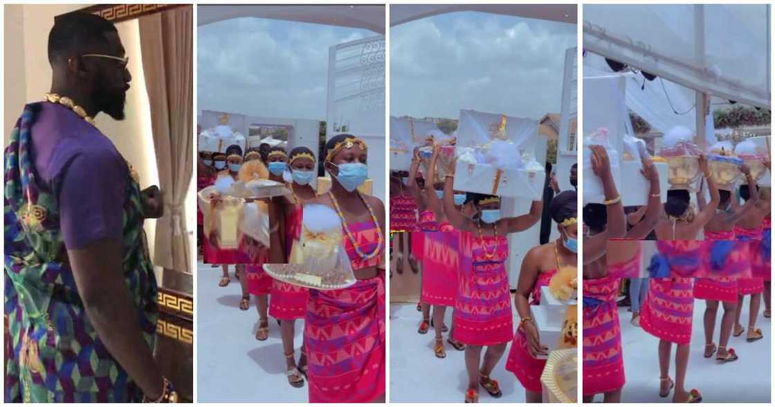 Kojo Jones: Video Of Dowry Presentation At Traditional Marriage Of Business Mogul Drops Kojo Jones: Video Of Dowry Presentation At Traditional Marriage Of Business Mogul Drops