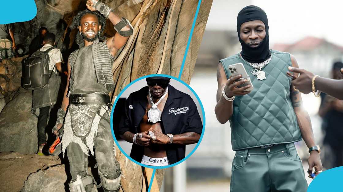 Black Sherif, Shatta Wale, Ghanaian musicians, trend, Instagram, musicians, Calvin Klein, fashion, designer brands Black Sherif, Shatta Wale, Ghanaian musicians, trend, Instagram, musicians, Calvin Klein, fashion, designer brands