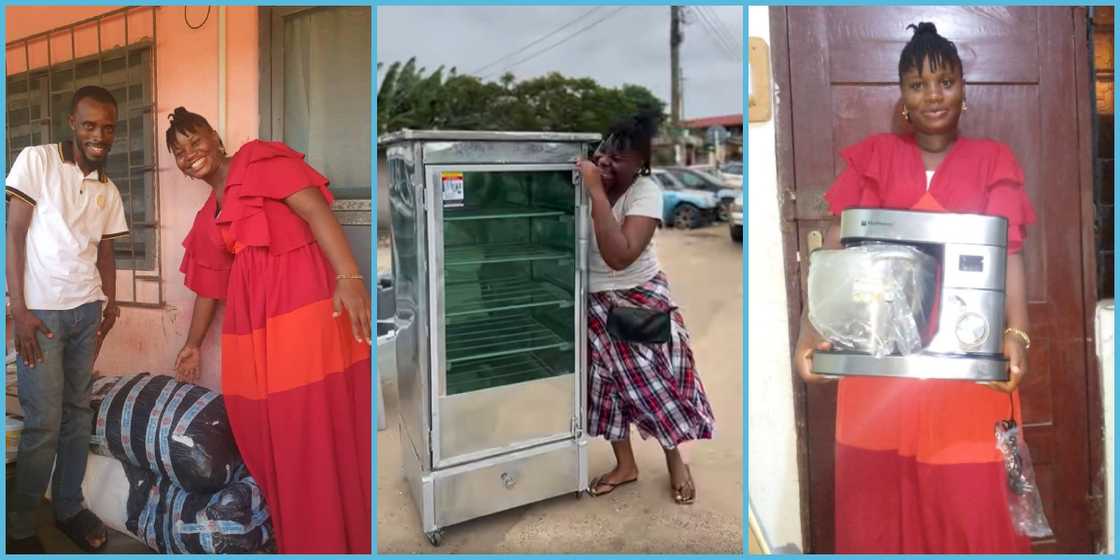 Ghanaian netizens shower a baker with gifts after Nana Tea shared her story