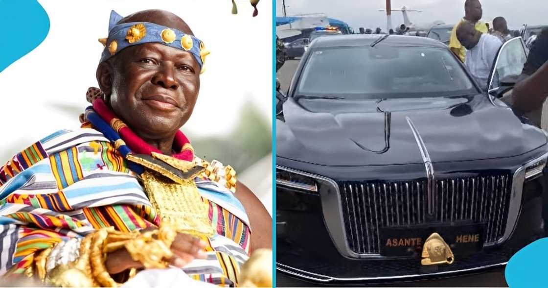 Asantehene Otumfuo Osei Tutu II flaunts his brand new Hongqi H9 worth GH¢701K Asantehene Otumfuo Osei Tutu II flaunts his brand new Hongqi H9 worth GH¢701K