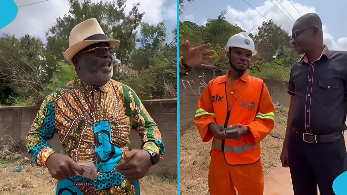 Global UPSA Alumni, sBuz Stop Boys, support, commends, Elderly Ghanaian man Global UPSA Alumni, sBuz Stop Boys, support, commends, Elderly Ghanaian man