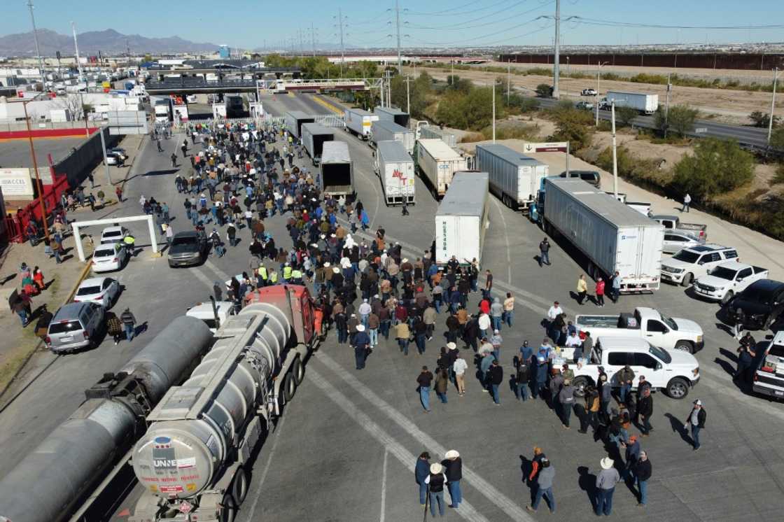 Farmers conducted protests across 16 states in Mexico in response to reforms supported by President Claudia Sheinbaum