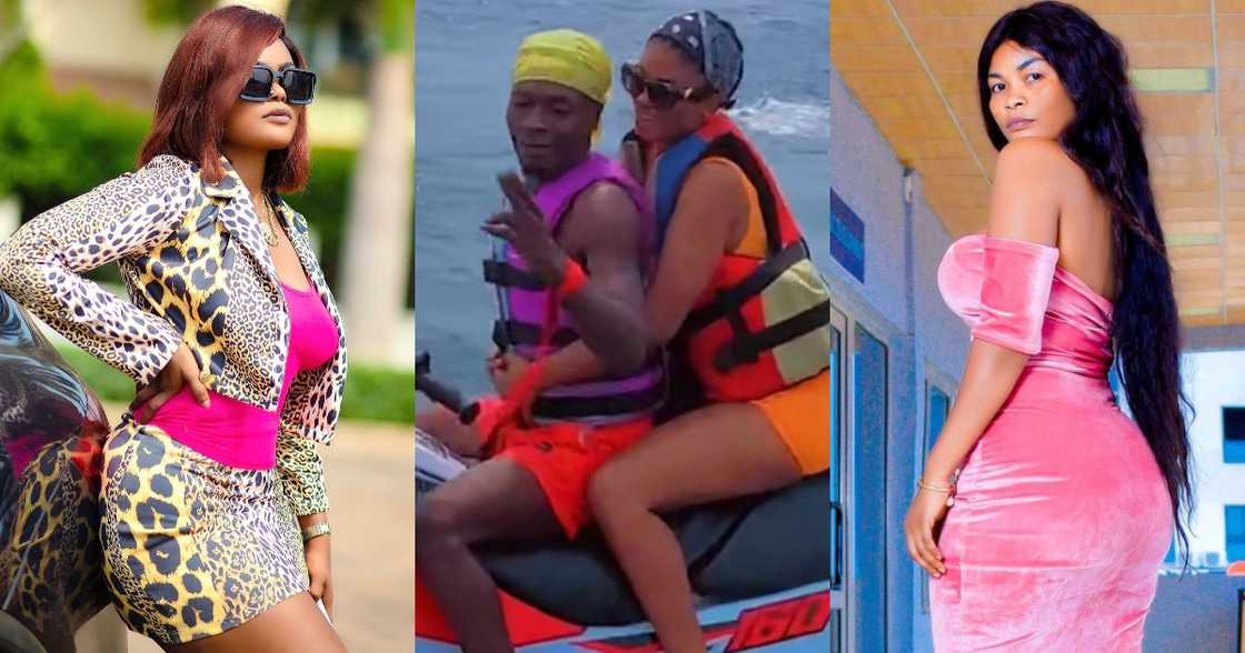 Magluv with Shatta Wale and new girl Elfreda Magluv with Shatta Wale and new girl Elfreda