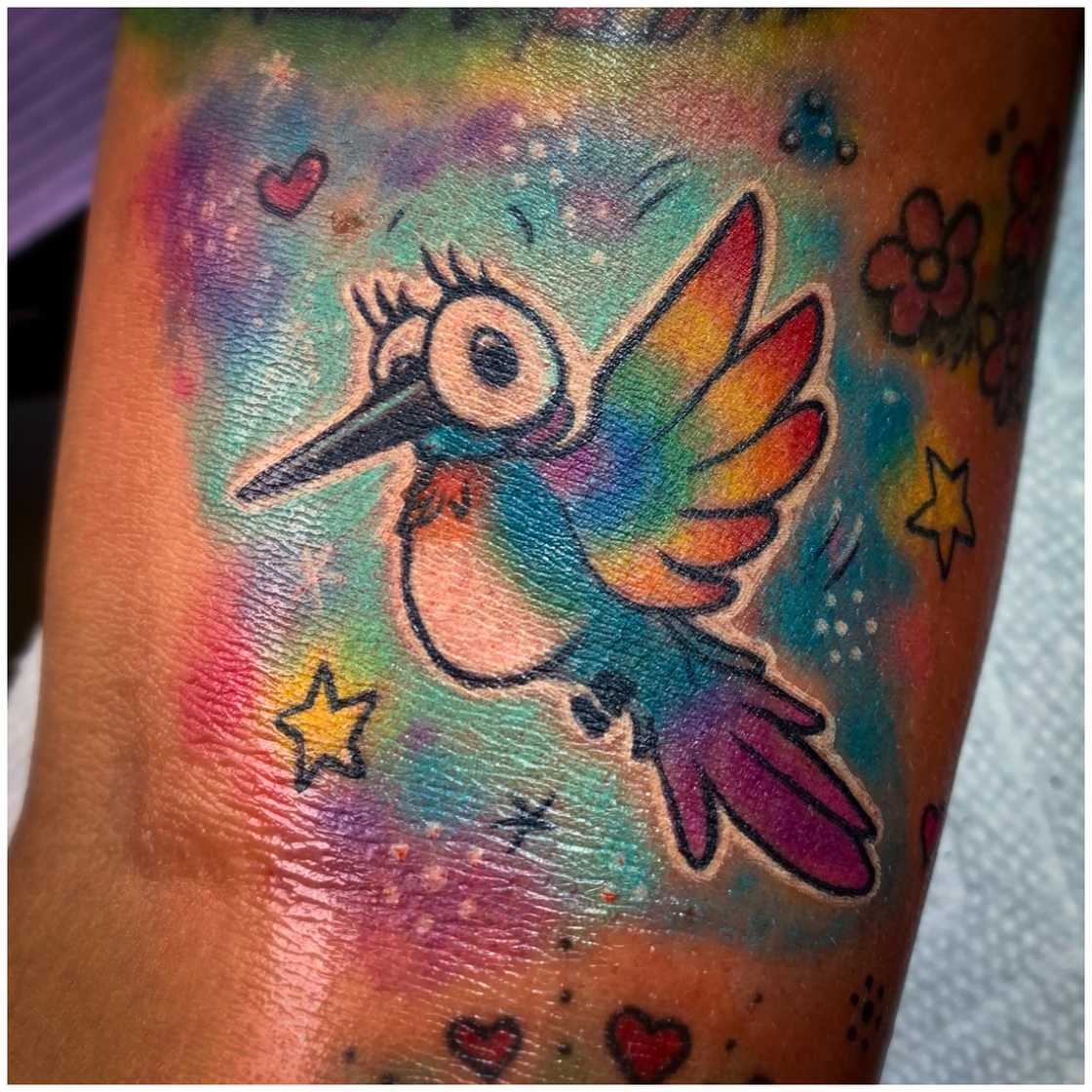 Hummingbird tattoo