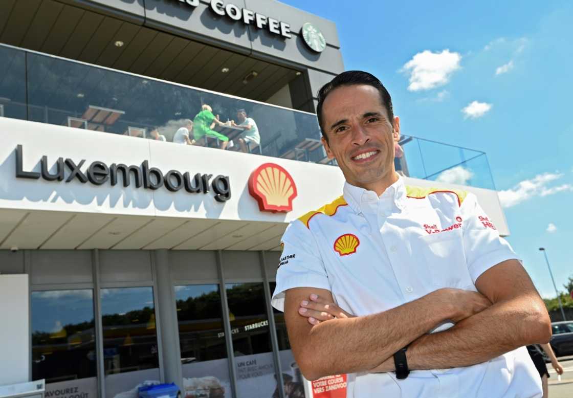 Daniel Calderon runs the world's biggest filling station by volume of sales in Berchem, Luxembourg Daniel Calderon runs the world's biggest filling station by volume of sales in Berchem, Luxembourg
