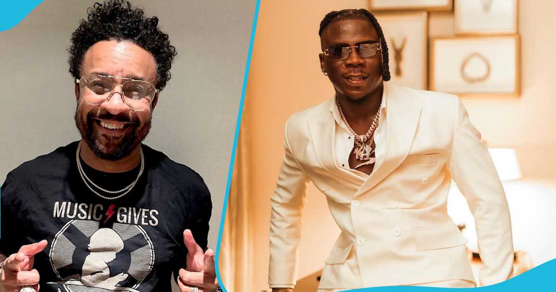 Stonebwoy meets Shaggy, 10Tik, other reggae stars at Island Conference in Jamaica, peeps excited Stonebwoy meets Shaggy, 10Tik, other reggae stars at Island Conference in Jamaica, peeps excited