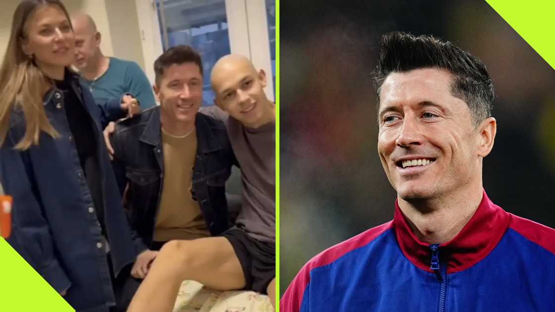 Robert Lewandowski and Wife Spread Christmas Holiday Joy at Polish Children’s Hospital