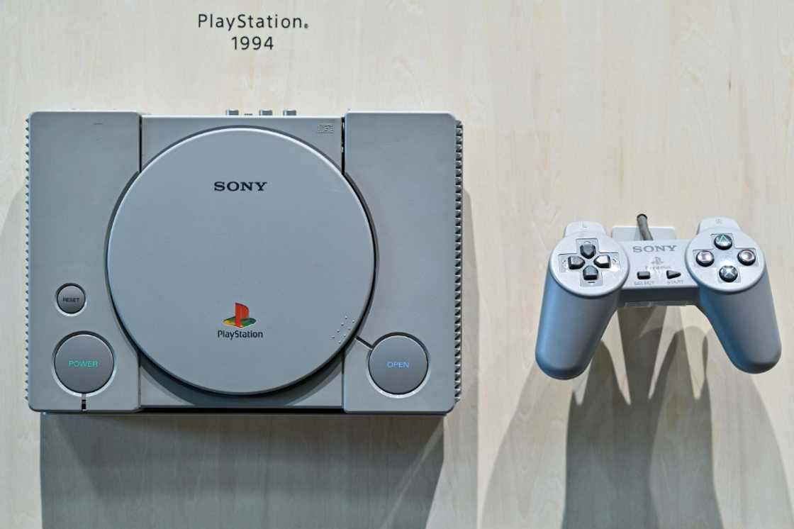 An original PlayStation on display in the lobby of the Sony headquarters building in central Tokyo An original PlayStation on display in the lobby of the Sony headquarters building in central Tokyo