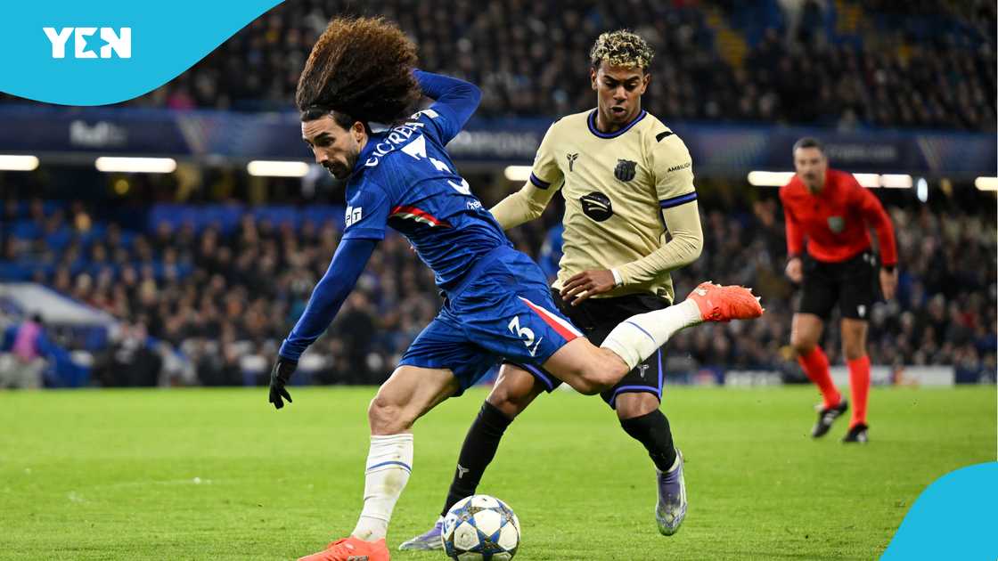 Chelsea beat Barcelona, Champions League, Stamford Bridge, Chelsea fans slam Lamine Yamal, Estevao scores against Barcelona.