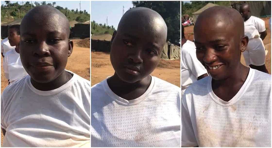 Photos of ladies who are training to be soldiers. Photos of ladies who are training to be soldiers.