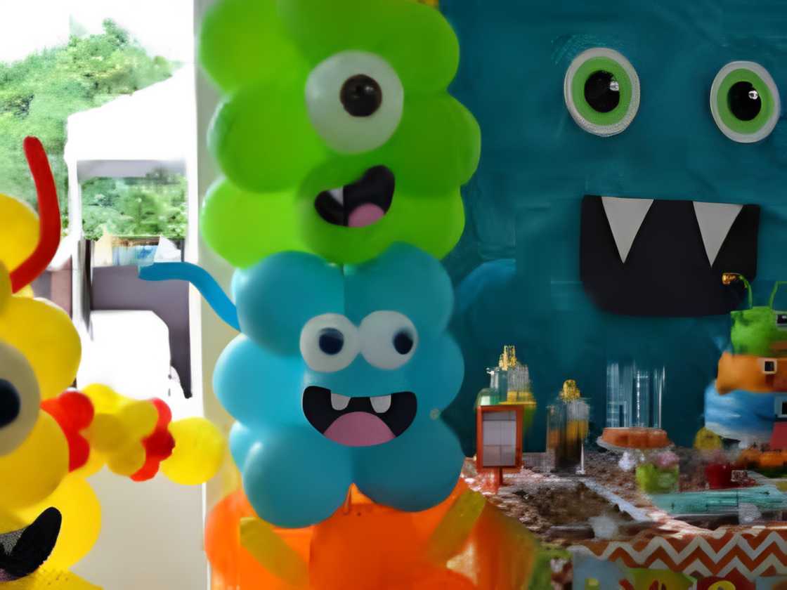 Silly monsters first birthday theme