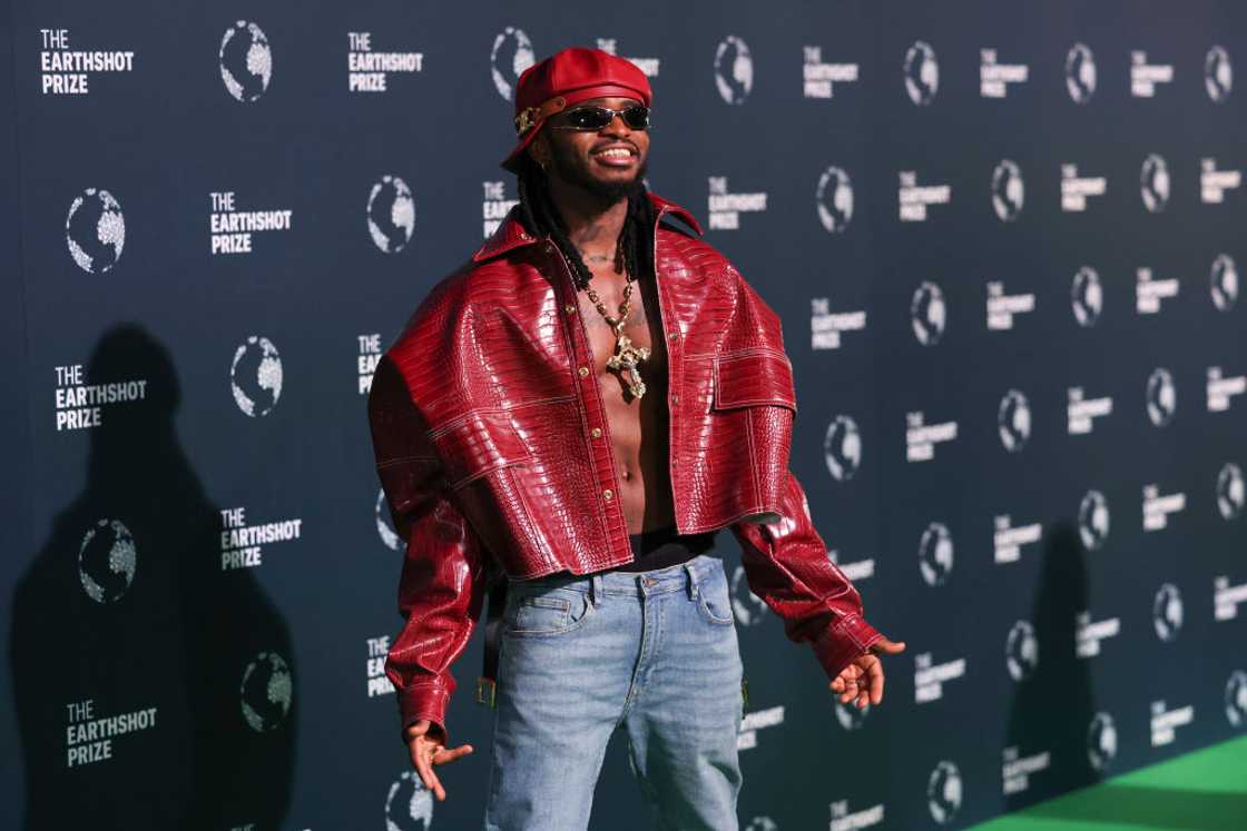 Diamond Platnumz at the Earthshot Prize awards red carpet Diamond Platnumz at the Earthshot Prize awards red carpet