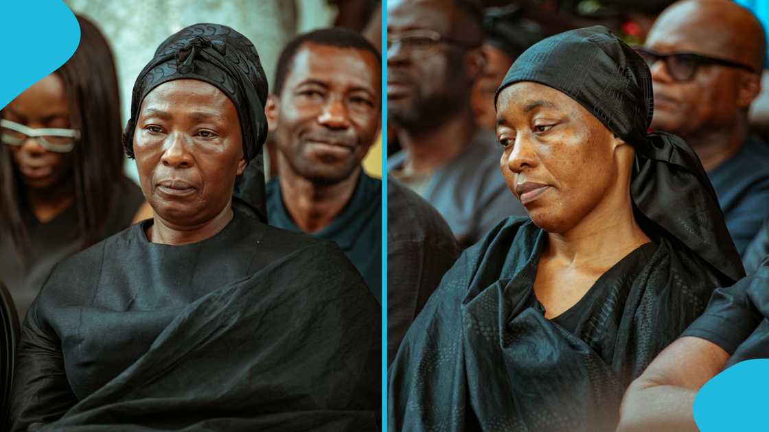 Daddy Lumba, Akosua Serwa, Odo Broni, Daddy Lumba's wives, Wives hug Daddy Lumba, Akosua Serwa, Odo Broni, Daddy Lumba's wives, Wives hug