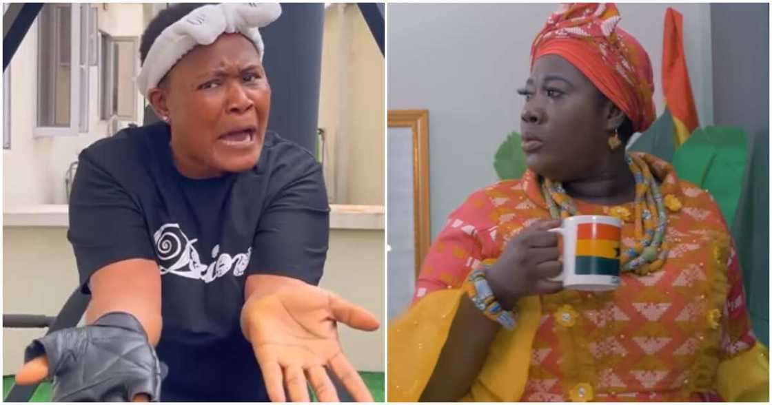 Mummy Dolarz challenges Big Ivy to physical rap battle on stage. Mummy Dolarz challenges Big Ivy to physical rap battle on stage.