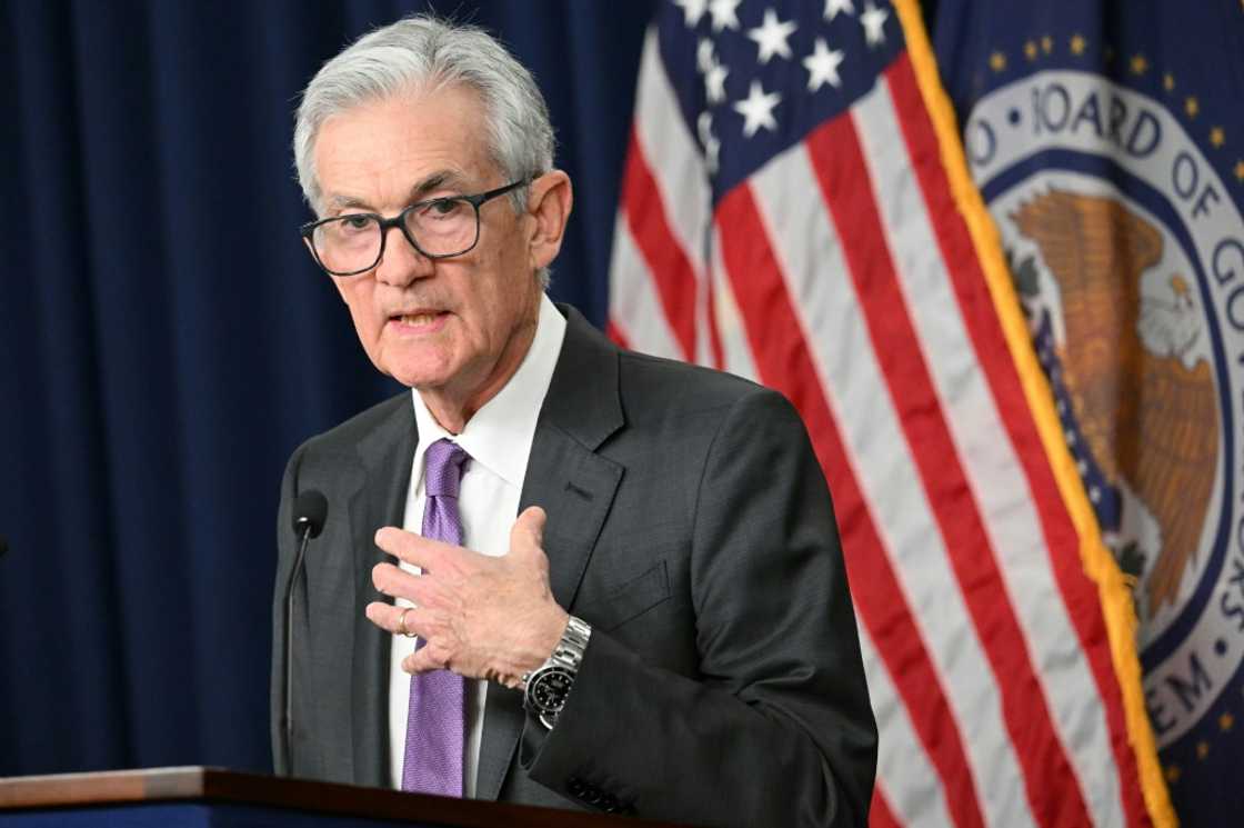 The Federal Reserve has held interest rates at a 23-year high as it seeks to bring inflation firmly down to its long-term target of two percent The Federal Reserve has held interest rates at a 23-year high as it seeks to bring inflation firmly down to its long-term target of two percent