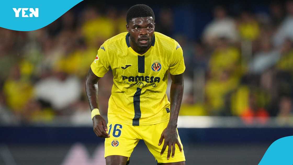 Thomas Partey, Villarreal CF, La Liga, Girona, Arsenal, Santi Comesana. Thomas Partey, Villarreal CF, La Liga, Girona, Arsenal, Santi Comesana.