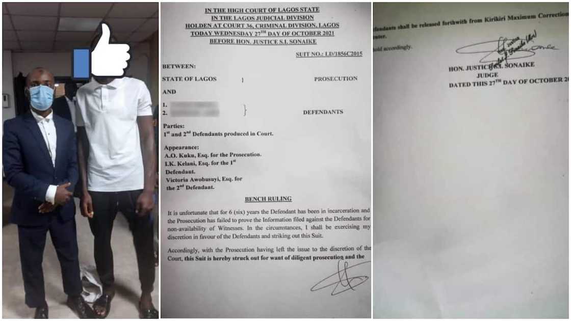 Man released after spending six years in prison without trial, Nigerians react Man released after spending six years in prison without trial, Nigerians react