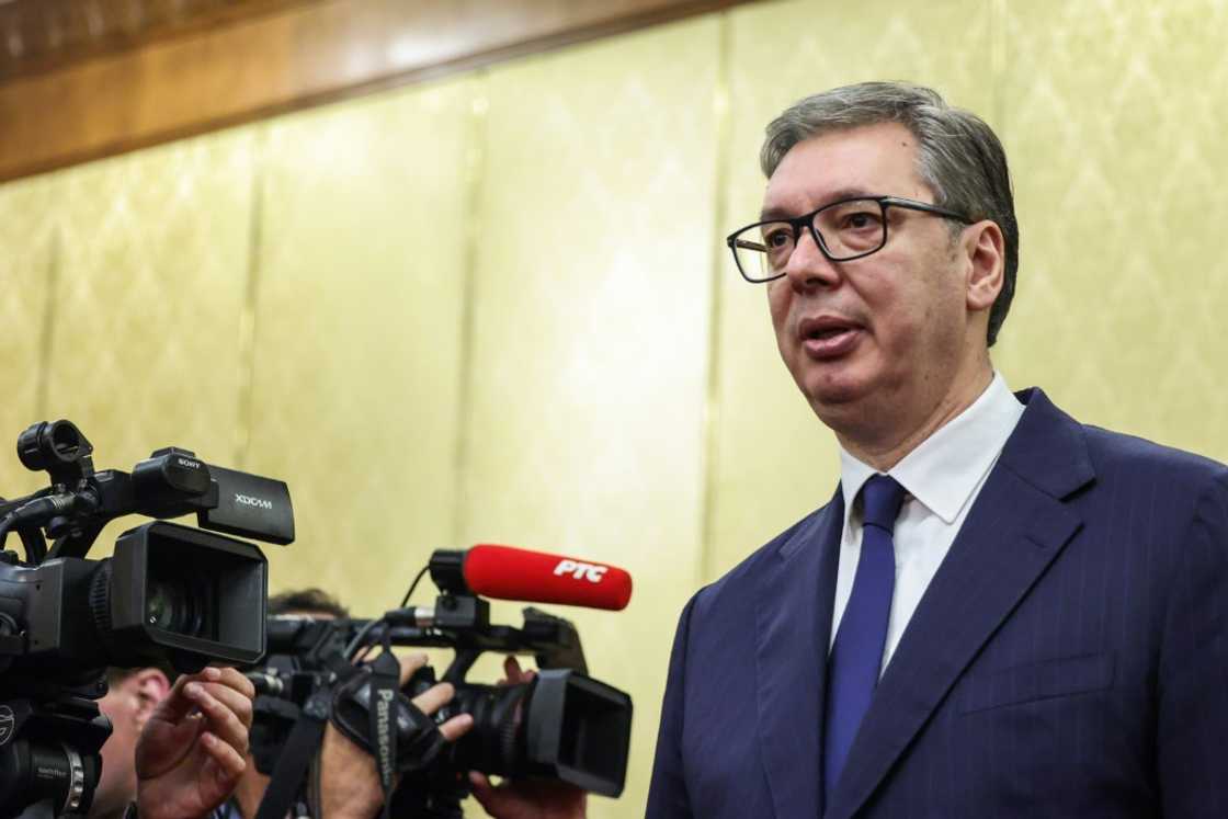 Vucic said Serbia's economy would take a hit from the oil sanctions Vucic said Serbia's economy would take a hit from the oil sanctions