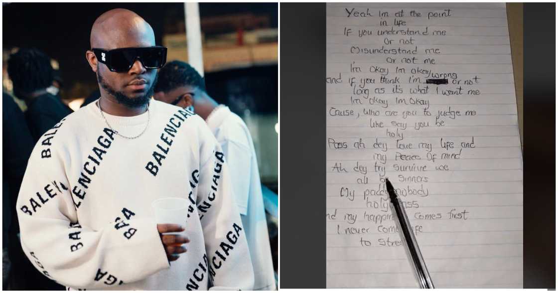 King Promise's Terminator lyrics