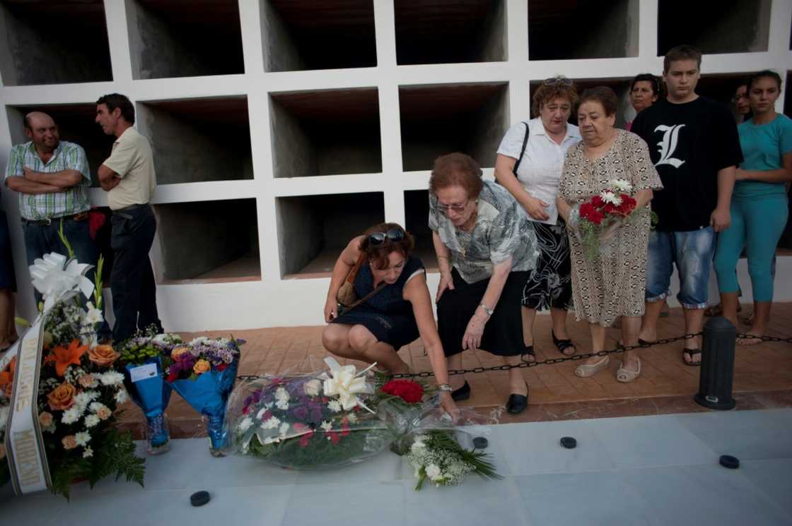 Opponents of Franco were buried in unmarked graves across the country