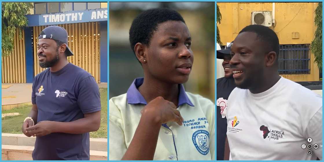 Nsein SHS, Richlove Oduro, NSMQ, Visit, Ghana Education, Axim, Tarkwa, Western region, Men