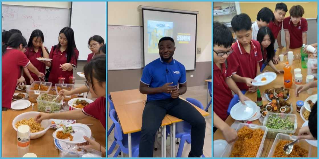 Ghanaian Teacher In Vietnam Cooks Ghana Jollof For His Students Ghanaian Teacher In Vietnam Cooks Ghana Jollof For His Students