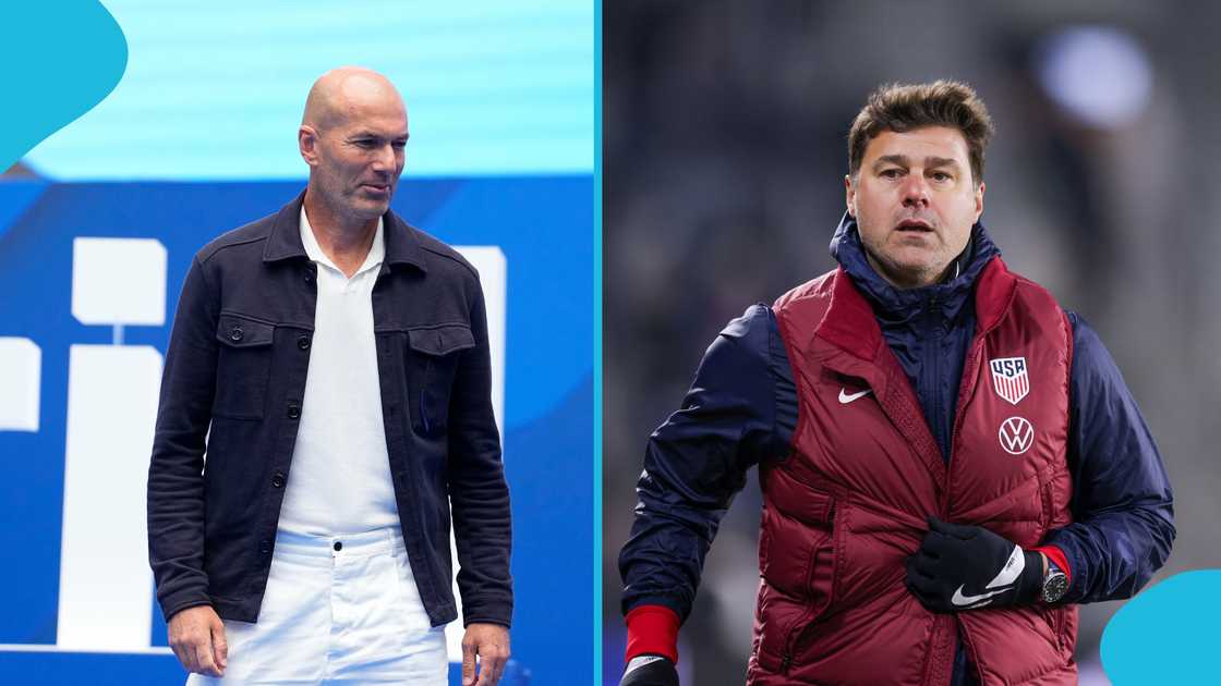 Zinedine Zidane and Mauricio Pochettino have lined up as candidates for under-fire Ruben Amorim. Zinedine Zidane and Mauricio Pochettino have lined up as candidates for under-fire Ruben Amorim.