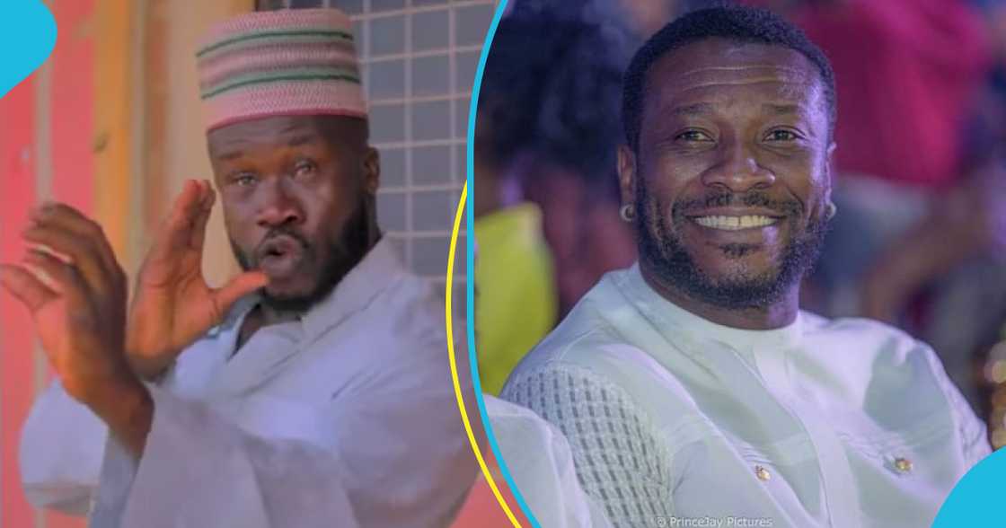Dr Likee cracks ribs as he displays at Asamoah Gyan's house Dr Likee cracks ribs as he displays at Asamoah Gyan's house