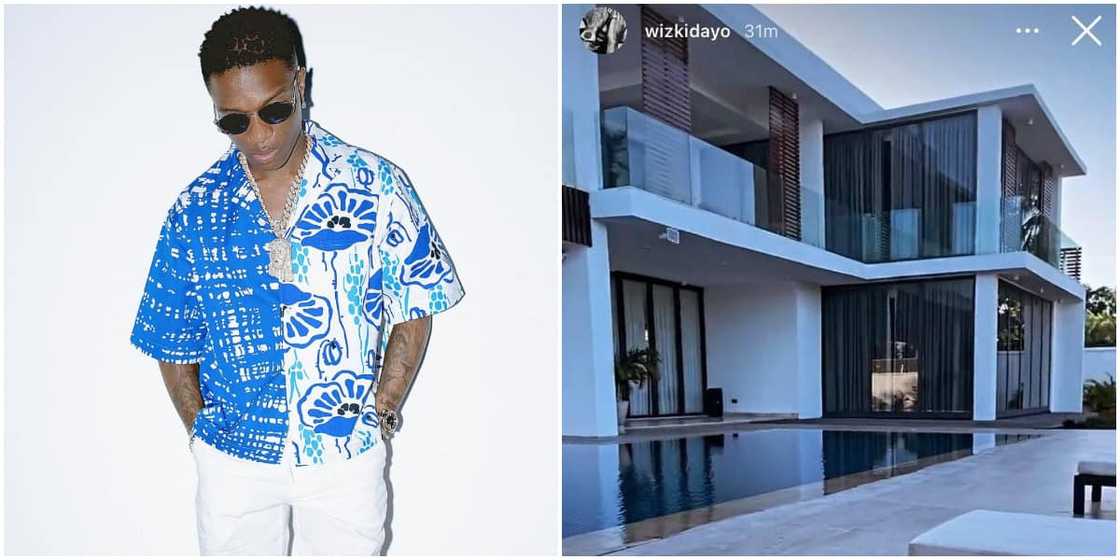 It's Simply Beautiful, Fans in Awe As They Get Rare Full View of Wizkid’s Classy Residence in Ghana It's Simply Beautiful, Fans in Awe As They Get Rare Full View of Wizkid’s Classy Residence in Ghana