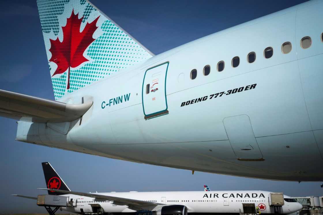 Air Canada said it was preparing to suspend most of its flights starting next Sunday