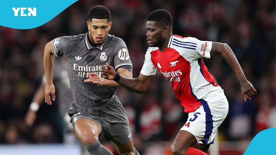 Thomas Partey was excellent in midfield against Real Madrid in the UEFA Champions League. Thomas Partey was excellent in midfield against Real Madrid in the UEFA Champions League.