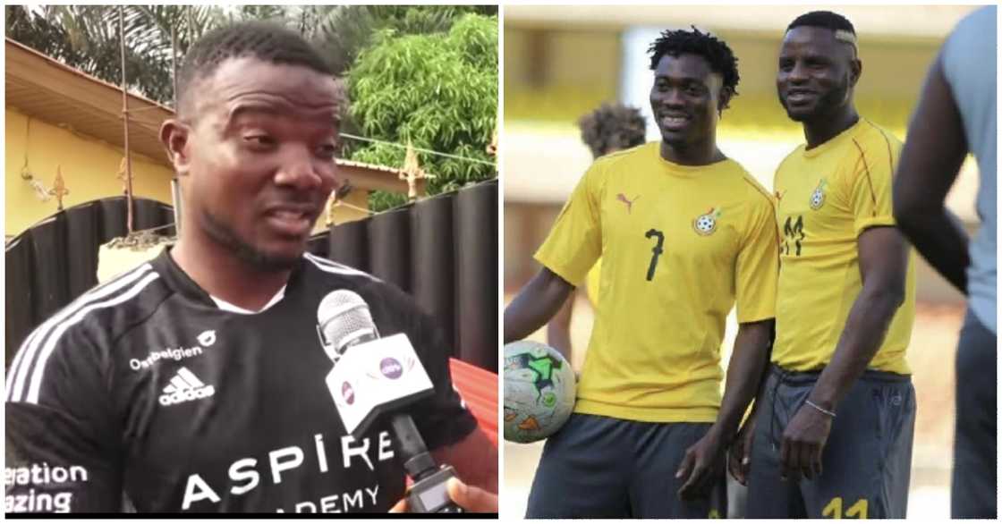 Photo of Wakaso's brother speaking about Christian Atsu Photo of Wakaso's brother speaking about Christian Atsu