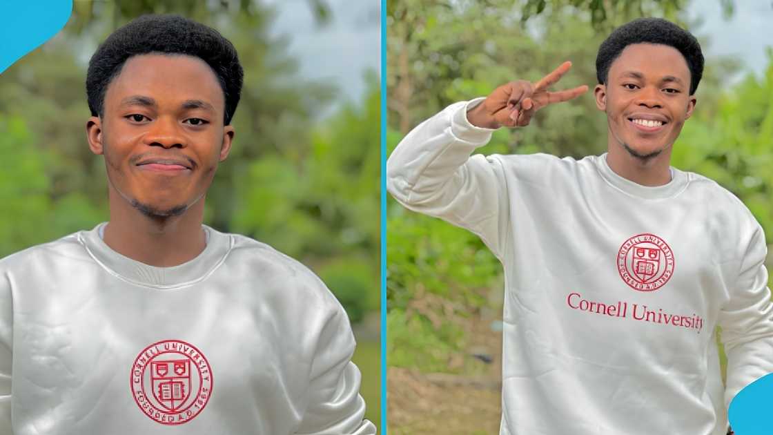 The US, American visa, Ghanaian boy, North America gratitude to God, Cornell University