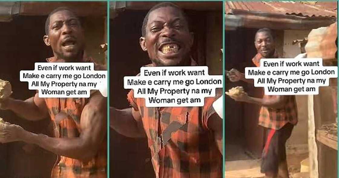Nigerian labourer gushes over his wife's love for him despite his looks Nigerian labourer gushes over his wife's love for him despite his looks