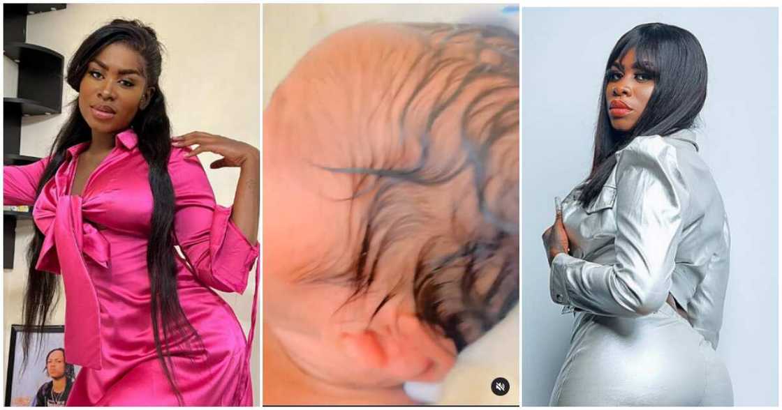 Yaa Jackson and her adorable baby. Yaa Jackson and her adorable baby.