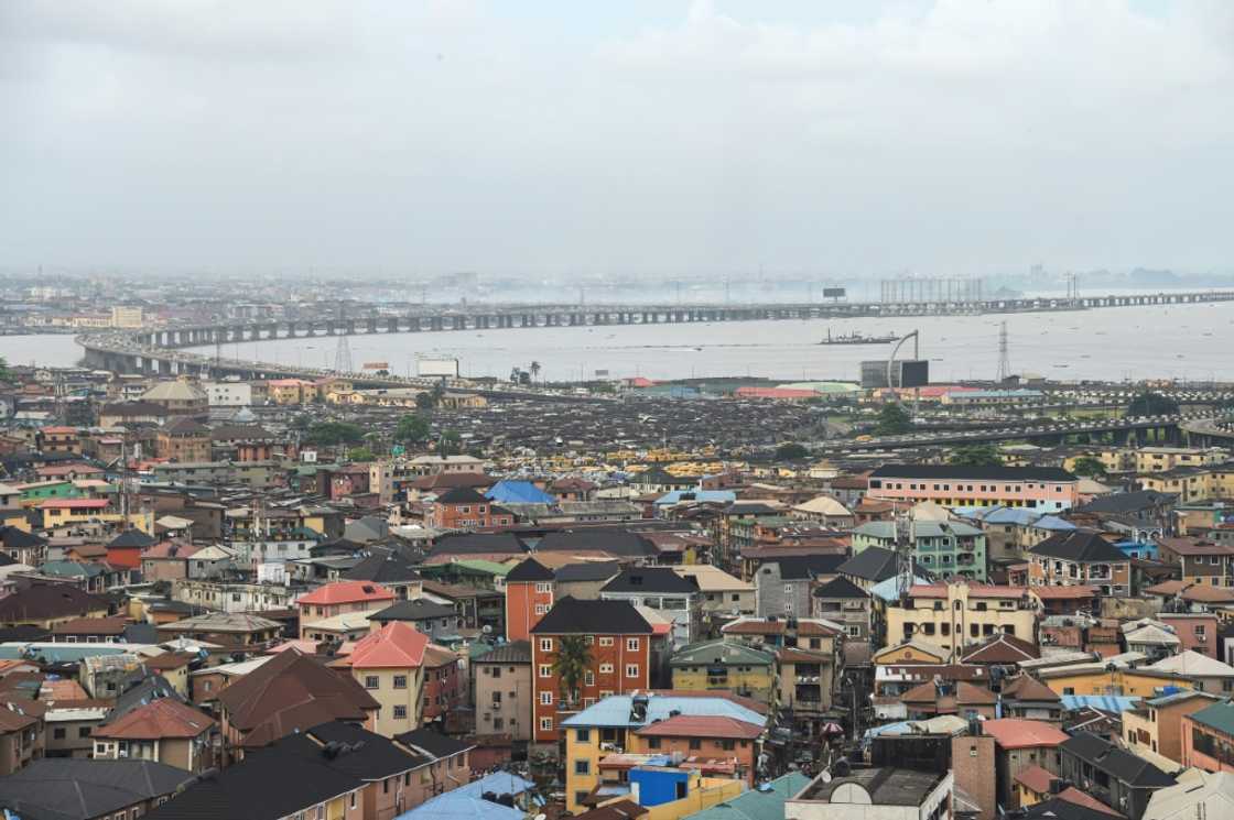 Lagos is built around a lagoon, whose three bridges are notorious chokepoints for traffic Lagos is built around a lagoon, whose three bridges are notorious chokepoints for traffic