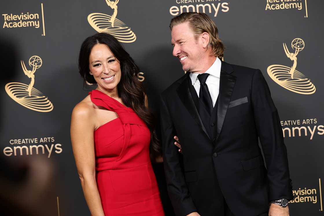 Joanna Gaines and Chip Gaines attend the 2022 Creative Arts Emmys