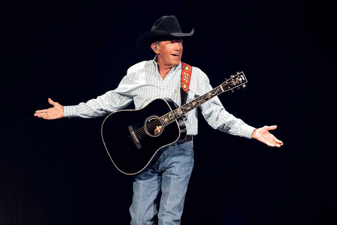 George Strait performs onstage during the 2021 iHeartCountry Festival Presented By Capital One George Strait performs onstage during the 2021 iHeartCountry Festival Presented By Capital One
