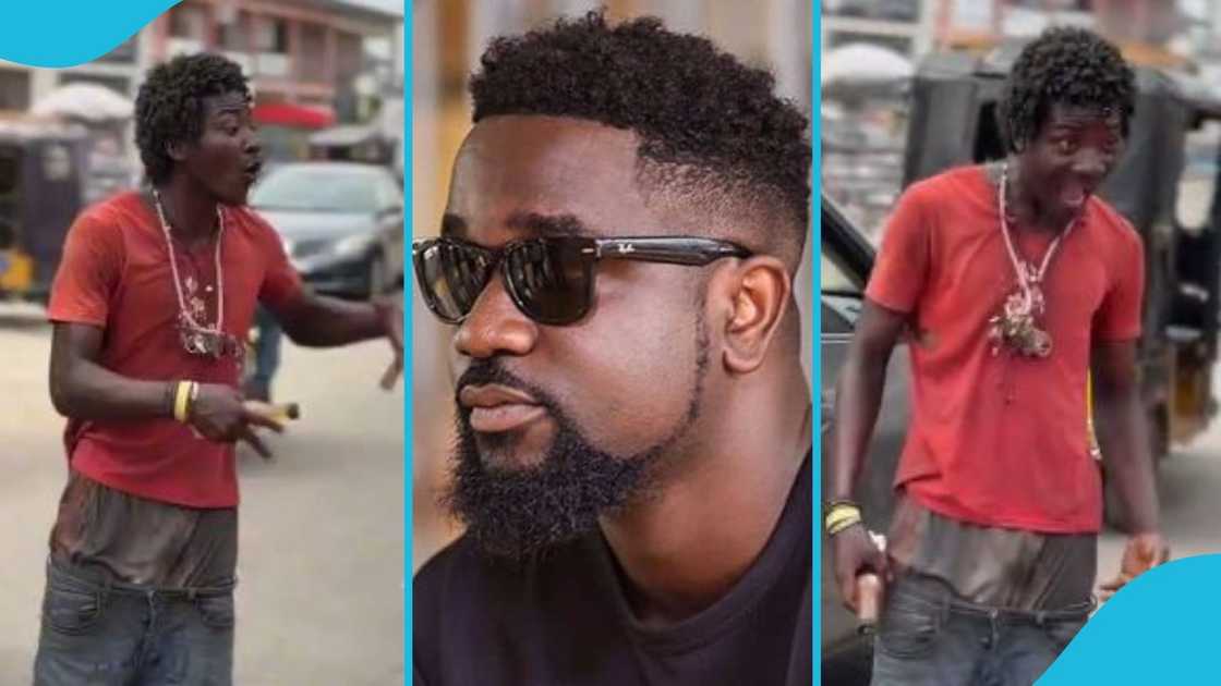 Sarkodie, Mentally Challenged Man, Dancing, Popular Sarkodie songs, Azonto Sarkodie, Mentally Challenged Man, Dancing, Popular Sarkodie songs, Azonto