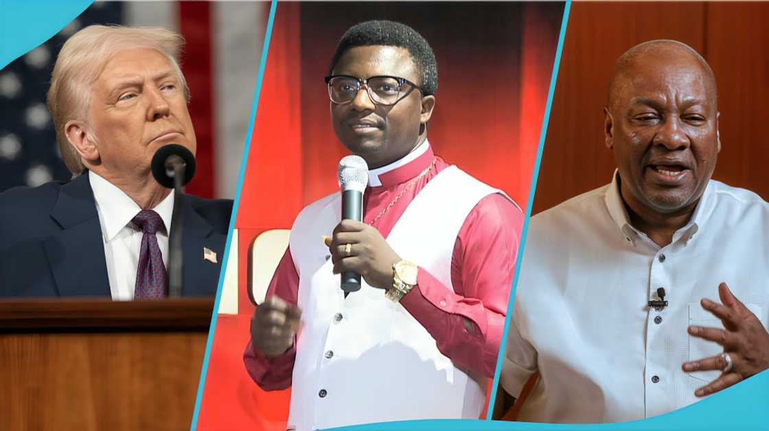 Prophet 1, President Mahama, NDC, Ghana politics, viral sermon, Donald Trump comparison, media reactions, Ghanaian preacher, impact, affordability of goods, Opambuo, Ebenezer Adarkwa Yiadom