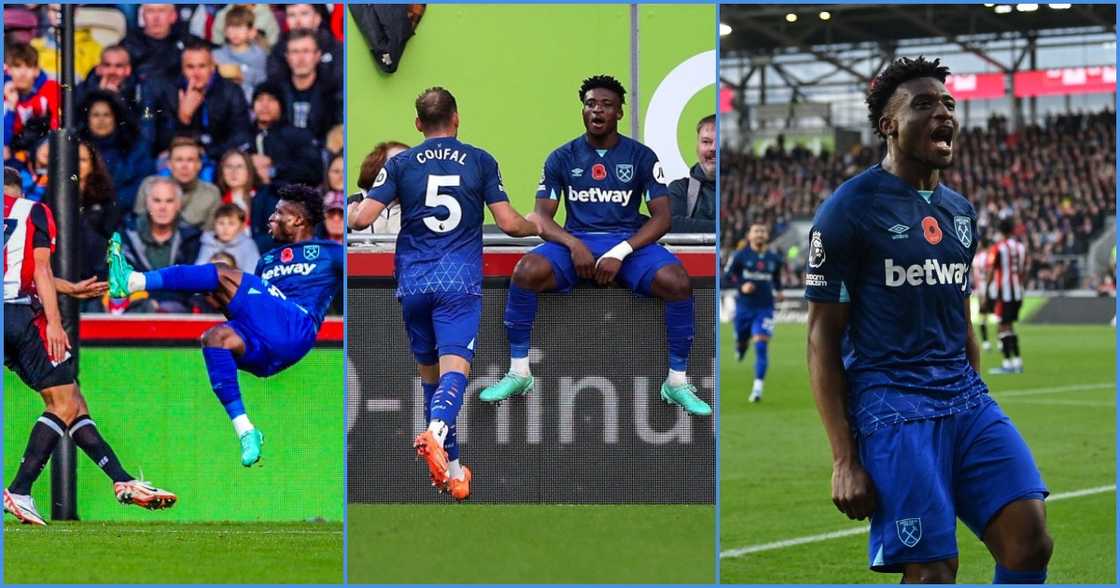 Mohammed Kudus' goal Mohammed Kudus' goal