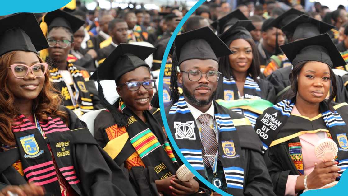 Accra Technical University graduates on their graduation day Accra Technical University graduates on their graduation day