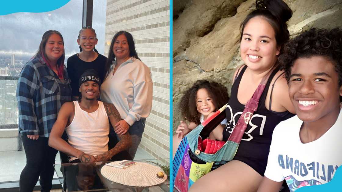 Bree Purganan and her children Bree Purganan and her children