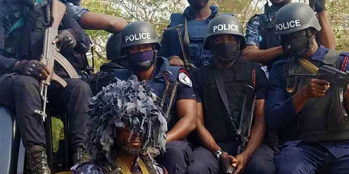 Members of the Ghana Police Service Members of the Ghana Police Service