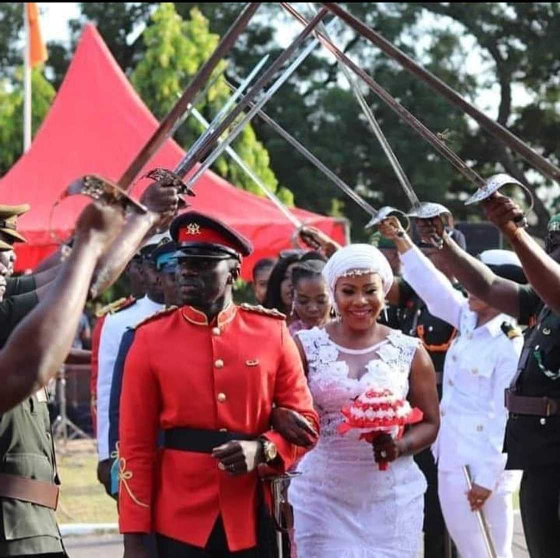 Photo of Chef Failatu Razak and her husband.