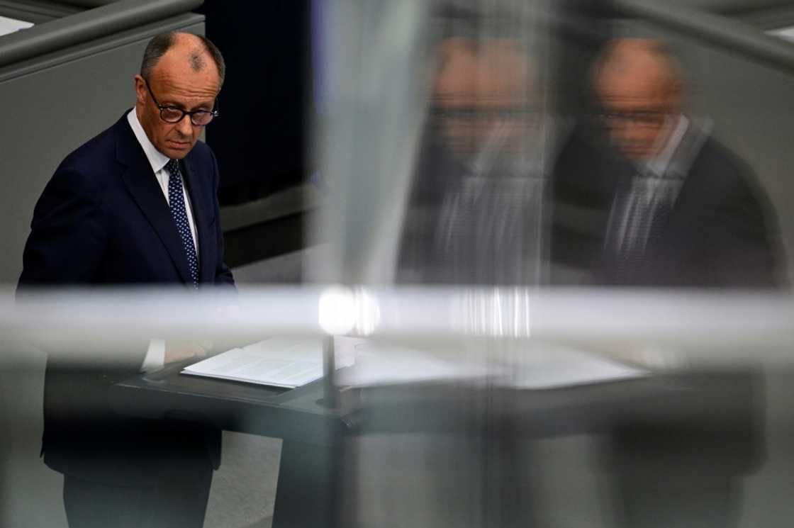 German Chancellor Friedrich Merz delivers his first major government address to parliament German Chancellor Friedrich Merz delivers his first major government address to parliament