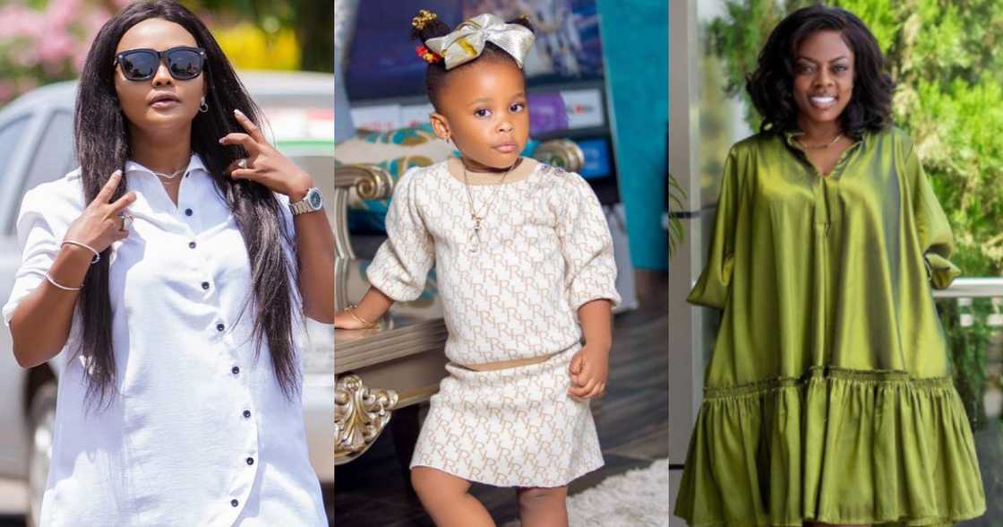 McBrown begs Nana Aba Anamoah to help her Daughter Baby Maxin Speak like her McBrown begs Nana Aba Anamoah to help her Daughter Baby Maxin Speak like her