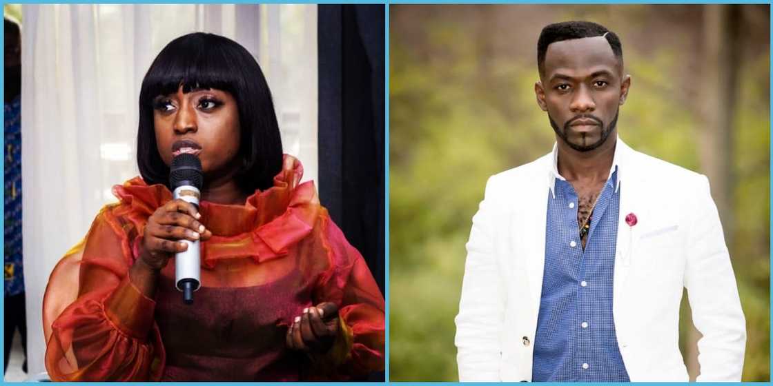 Ghanaian lady sings Akyeame's 'Masan aba' at an event. Ghanaian lady sings Akyeame's 'Masan aba' at an event.