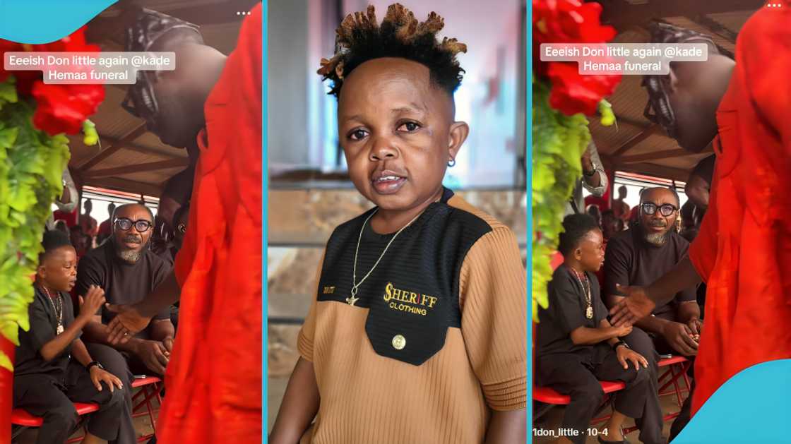 Don Little, Kumawood actor, Big Akwes, Traditional executioner, Kade Hemaa's funeral, Ghana Don Little, Kumawood actor, Big Akwes, Traditional executioner, Kade Hemaa's funeral, Ghana